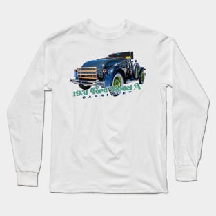 1931 Ford Model A Cabriolet Long Sleeve T-Shirt